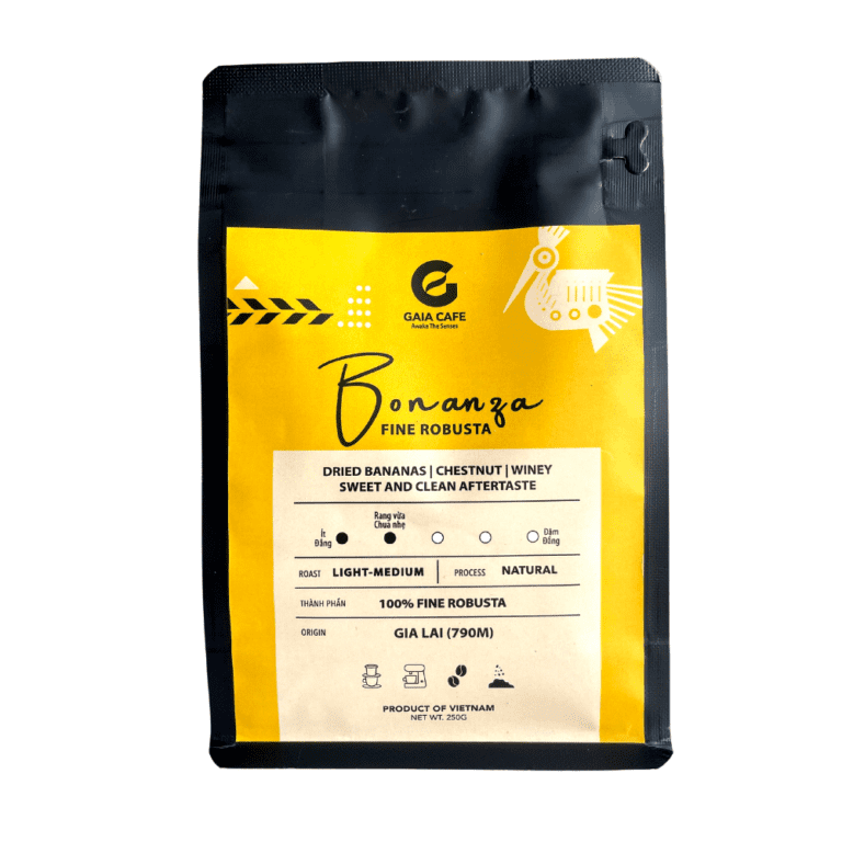 Cà Phê Hạt Fine Robusta Gaia Bonanza – Túi 250g