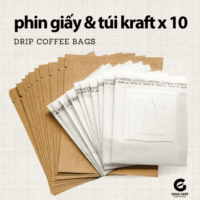 Phin Giấy Pha Cà Phê & Túi Kraft Loại Chảy Nhanh 2.0