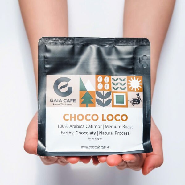 Choco Loco - Cà phê hạt Arabica đặc sản Việt Nam (100g)