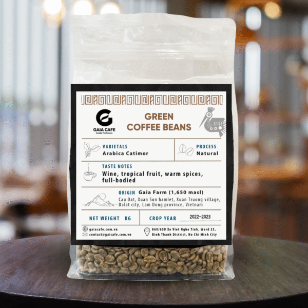 SPECIALTY ARABICA YELLOW BOURBON GREEN COFFEE BEANS - NATURAL PROCESS - 1KG