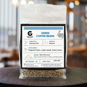 PREMIUM GRADE ROBUSTA GREEN COFFEE BEANS - NATURAL (1KG)
