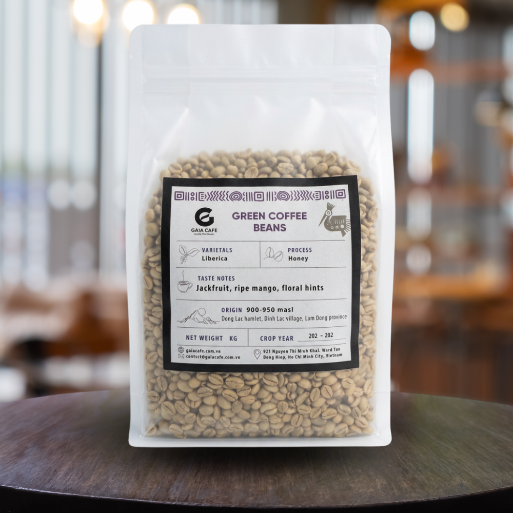 LIBERICA GREEN COFFEE BEANS - HONEY PROCESS - 1KG